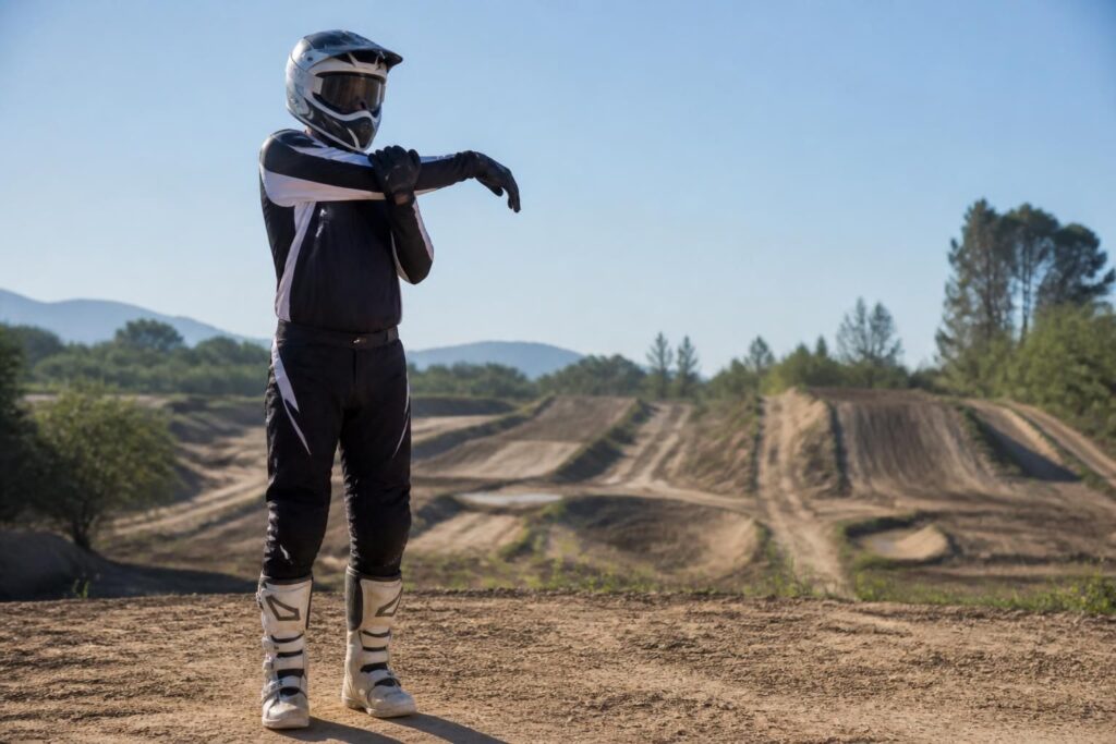 découvrez comment bien s'échauffer et s'étirer avant une sortie de motocross pour améliorer vos performances et prévenir les blessures.