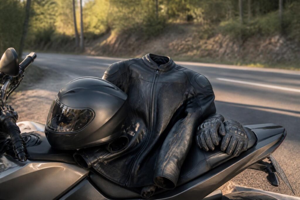 découvrez notre sélection d'équipement moto route avec casque, blouson et gants homologués ce pour une sécurité optimale et un confort maximal lors de vos trajets.