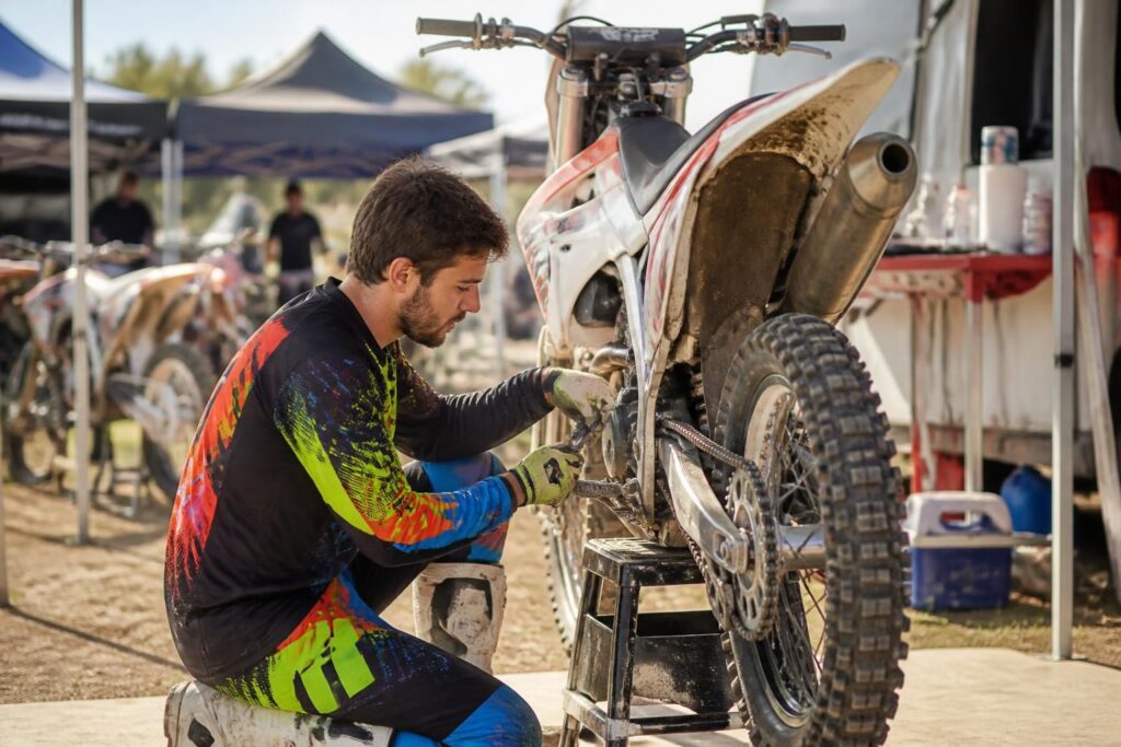 découvrez les étapes essentielles pour préparer votre moto de cross avant une course et optimiser vos performances sur la piste.