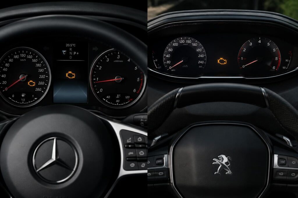 découvrez les causes fréquentes du voyant moteur allumé sans problème apparent sur mercedes et peugeot 3008, et comment y remédier efficacement.