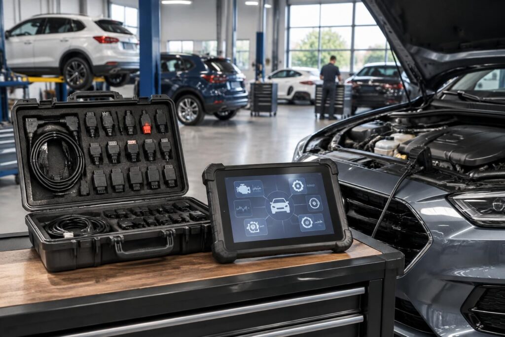 Valise diagnostic auto multimarque : options professionnelles et sans abonnement